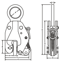 Model J Lifting Clamp LJ Renfroe