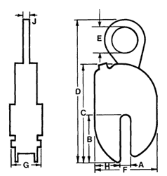 model nm lifting clamps