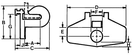 model A-1 lifting clamps