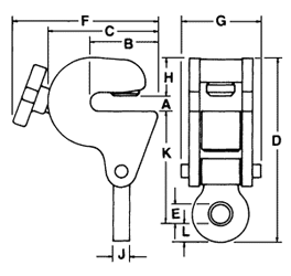 model ACP lifting Clamp