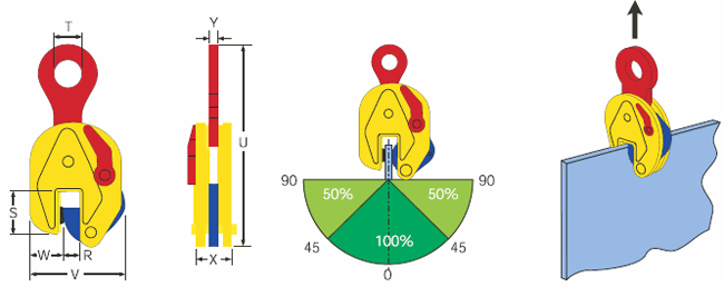 TS STS Vertical Lifting Clamp