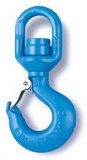 Alloy Swivel Ball Bearing Hoist Hook w/ Latch