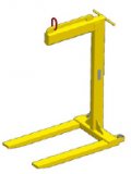 Dual Bale Pallet Lifter with Wheels