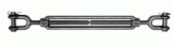 Jaw & Jaw Galvanized Turnbuckle