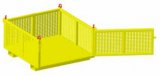 Material Basket with Fixed Sides and Swing Door
