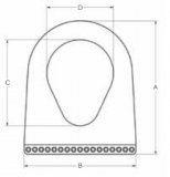 Wire Mesh Sling Triangle