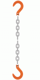 Grade 100 SFF Chain Sling - Single Leg w/ Foundry Hook Both Ends