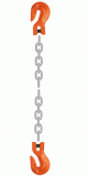 Grade 100 SGG Chain Sling - Single Leg Chain Sling w/ Grab Hook Both Ends