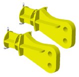 Custom Spreader Beam HD End Cap - Pair