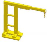 Forklift Lifting Beams - Adjustable Reach Over Boom