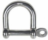 Screw Pin Wide D Shackle Stainless Steel