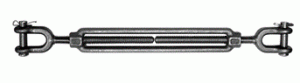 Jaw & Jaw Galvanized Turnbuckle