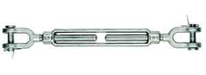 CHICAGO HARDWARE 03098 4 Turnbuckle,Jaw & Jaw,Galv,3/4 x 6 In CHICAGO HARDWARE 03098 4 Turnbuckle,Jaw & Jaw,Galv,3/4 x 6 In