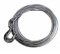 304 Stainless steel wire rope with SS swivel hook and unfinished end